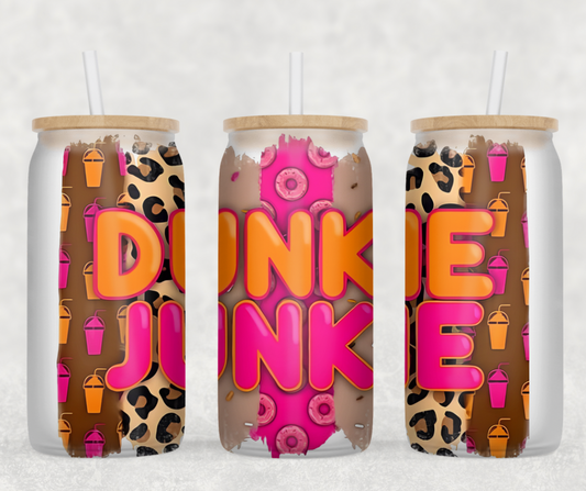 Dunkie Junkie Glass Can Wrap