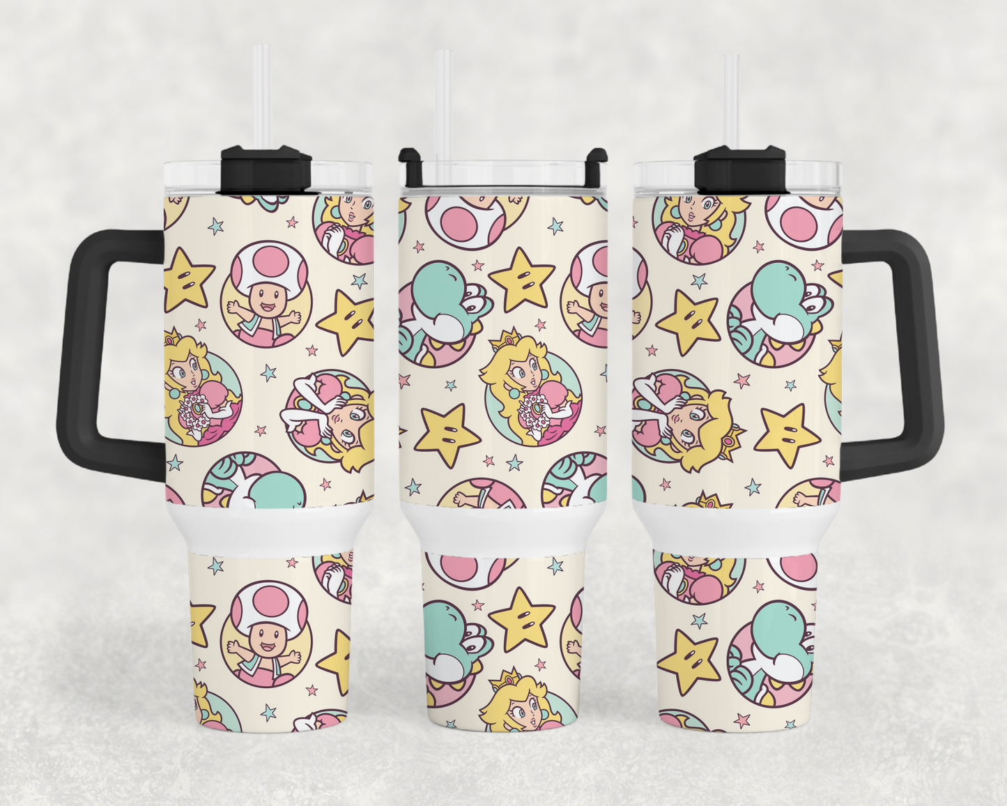 Princess Peach 40oz Tumbler Wrap