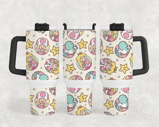 Princess Peach 40oz Tumbler Wrap