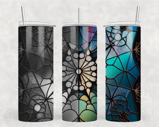 Spooky Stained Glass Tumbler Wrap