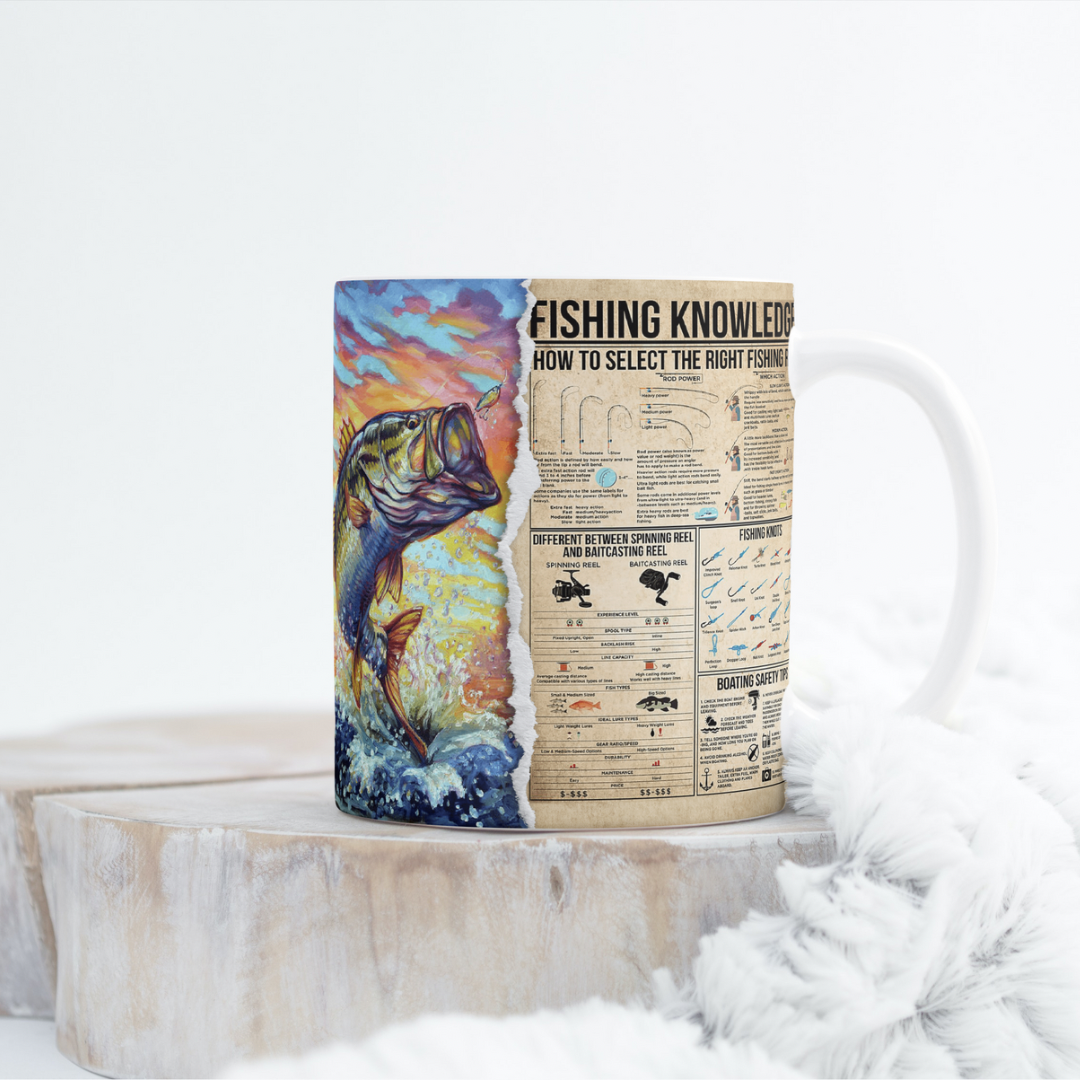 Fishing Knowledge Mug Wrap