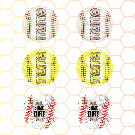 Baseball/Softball Car Coaster