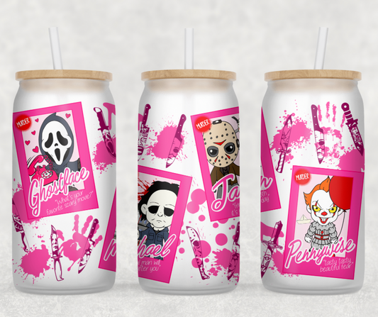 Barbie Horror Glass Can Wrap