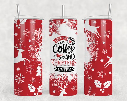 Coffee & Christmas Cheer Tumbler Wrap