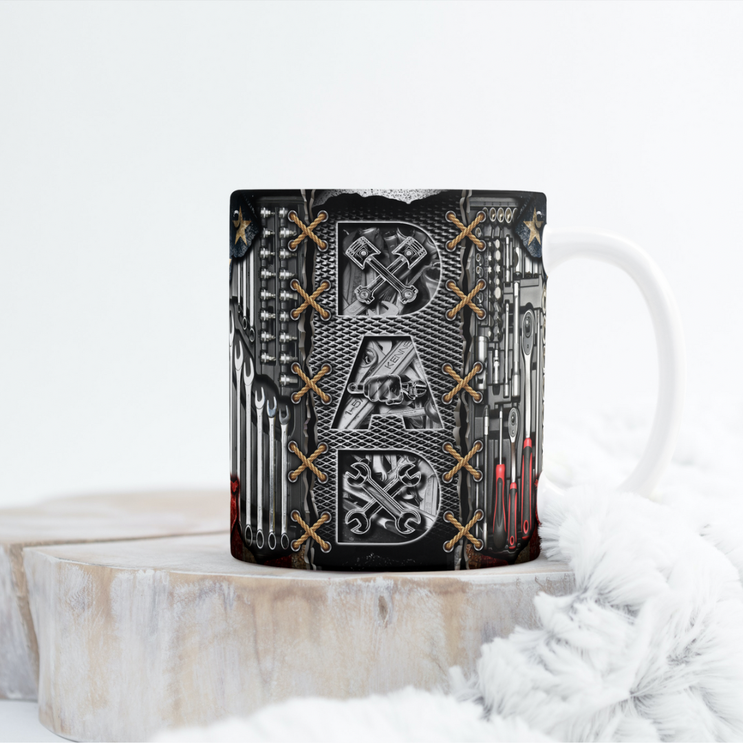 Mechanic Dad Mug Wrap