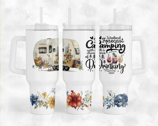 Weekend Forecast 40oz Tumbler Wrap