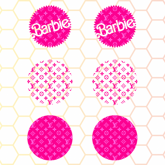 Barbie LV Pink Car Coaster