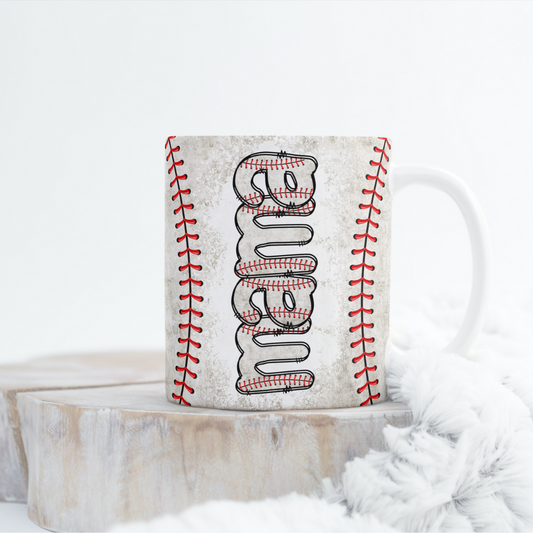Baseball Mama Mug Wrap